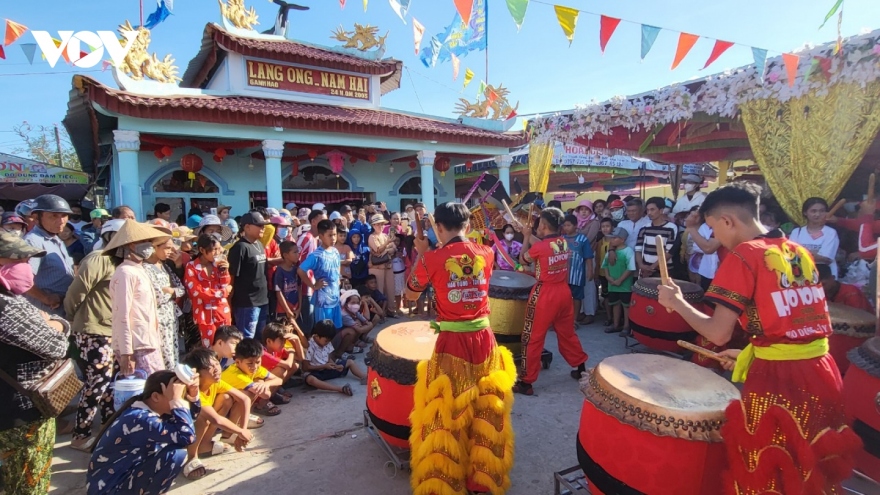 Whale worshipping festival in full swing in Bac Lieu