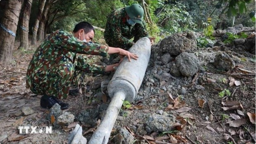 Mine clearance of unexploded ordnance continues in Vietnam