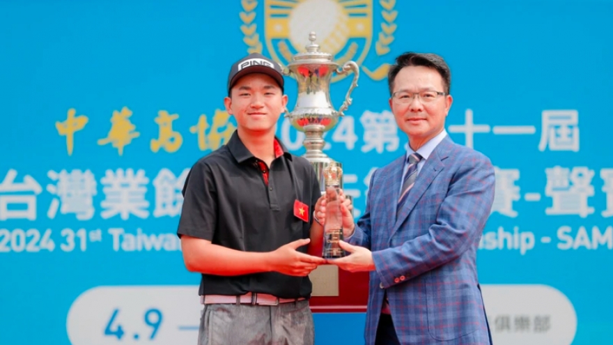 Local golfer Minh wins Taiwan Amateur tournament