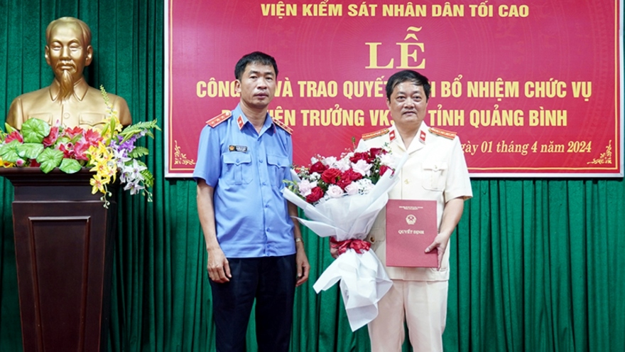 Ông Trần Quốc Vinh làm Phó Viện trưởng Viện KSND tỉnh Quảng Bình