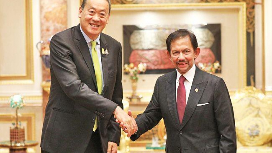 Quốc vương Brunei thăm chính thức Thái Lan sau 12 năm