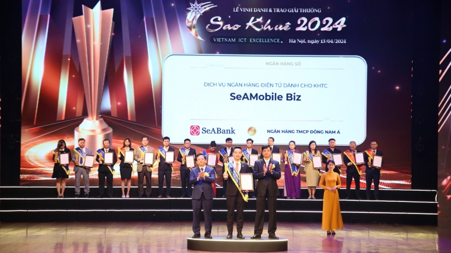 SeAMobile Biz của SeABank được vinh danh tại giải thưởng Sao Khuê