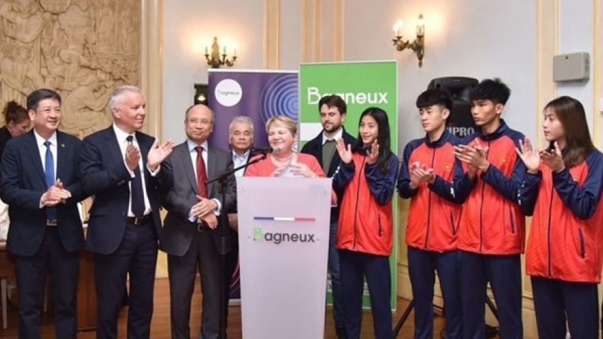 Vietnamese taekwondo athletes welcomed ahead of Olympic Games Paris