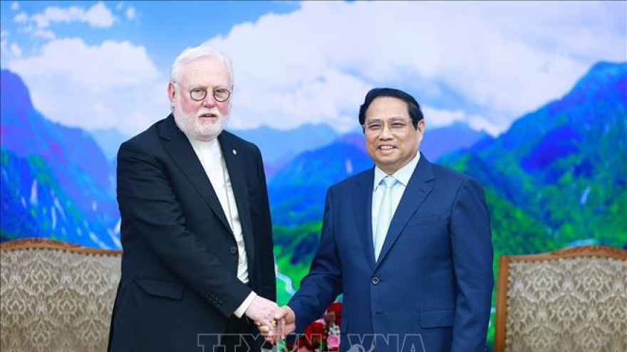 Thủ tướng Phạm Minh Chính tiếp Bộ trưởng Ngoại giao Tòa thánh Vatican