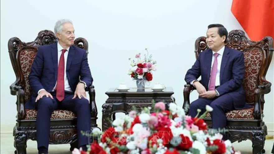 Deputy PM receives former UK PM Tony Blair