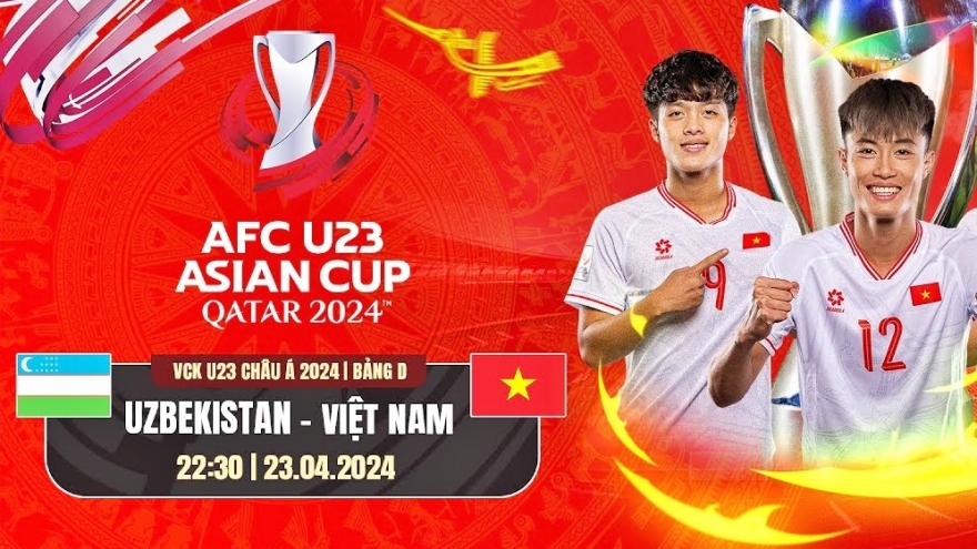 Trực tiếp U23 Việt Nam 0-0 U23 Uzbekistan: Văn Trường và Vĩ Hào dự bị