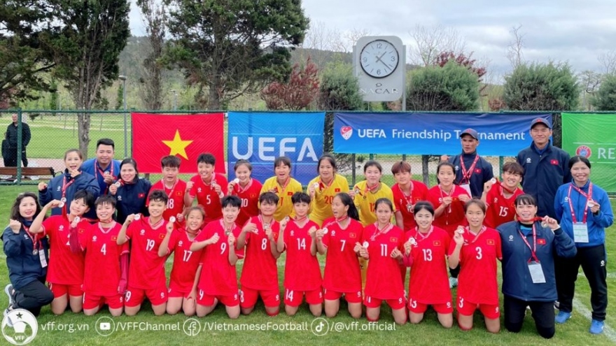 Vietnam’s U16 women team finish fifth at UEFA friendship tournament