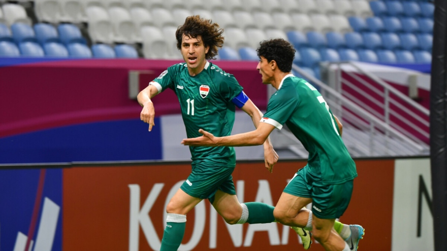 Kết quả U23 châu Á 2024: U23 Iraq và U23 Tajikistan tạo mưa bàn thắng