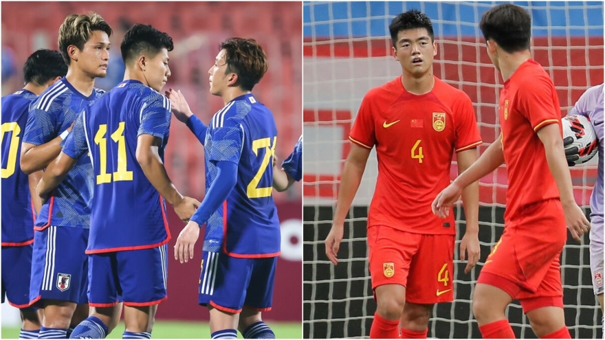 TRỰC TIẾP U23 Nhật Bản - U23 Trung Quốc: Ứng viên vô địch ra quân