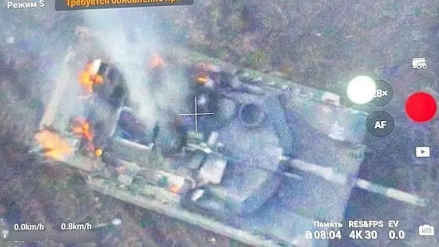 Chiến dịch truy kích của Nga buộc Ukraine rút xe tăng Abrams khỏi tiền tuyến