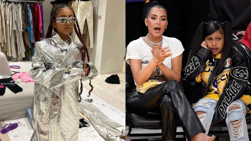 Khám phá tủ đồ sang chảnh của richkid North West