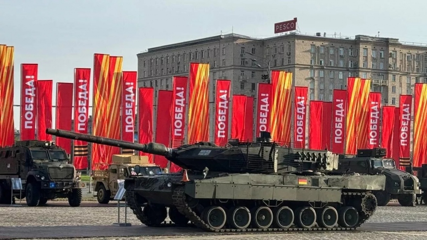 Nga trưng bày chiến lợi phẩm thu được từ Ukraine ở Moscow