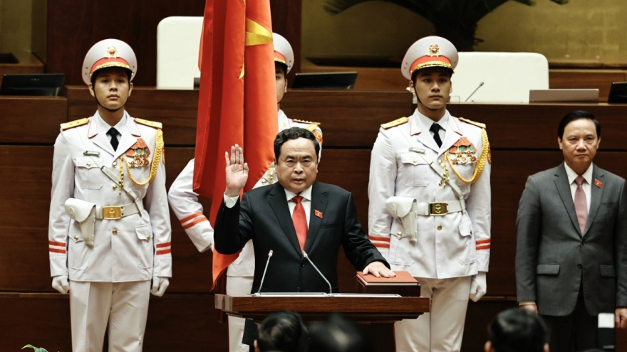 Lễ tuyên thệ nhậm chức của Chủ tịch Quốc hội Trần Thanh Mẫn