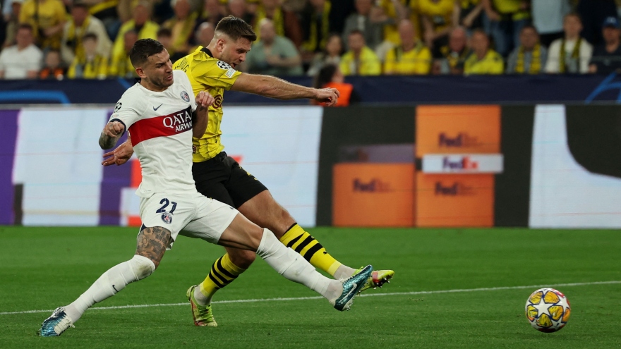 TRỰC TIẾP Dortmund 1-0 PSG: Hiệp 2 bắt đầu