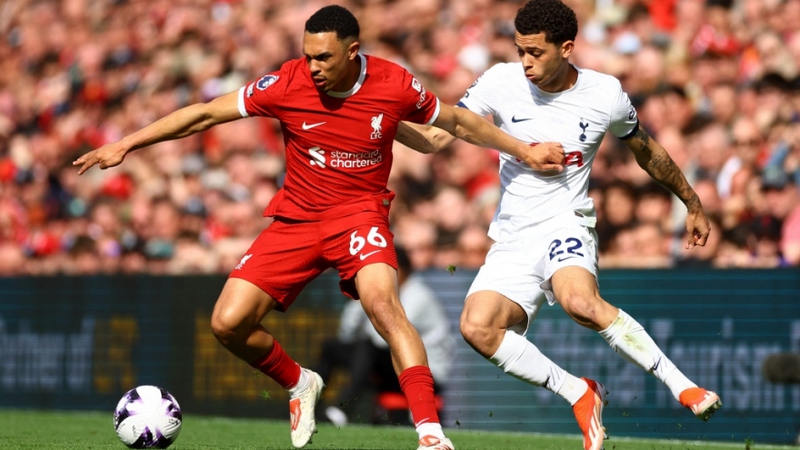 Trực tiếp Liverpool 0-0 Tottenham: Xà ngang từ chối siêu phẩm trivela của Salah