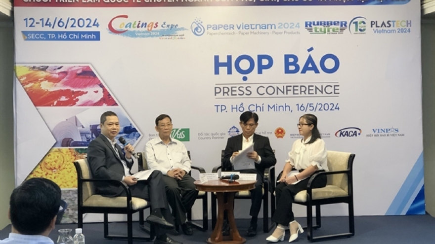 350 exhibitors to take part in HCM City paper, coatings, rubber, plastic expos