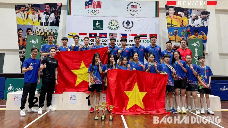 VN triumphs in boys’ singles at SEA table tennis championship for first time