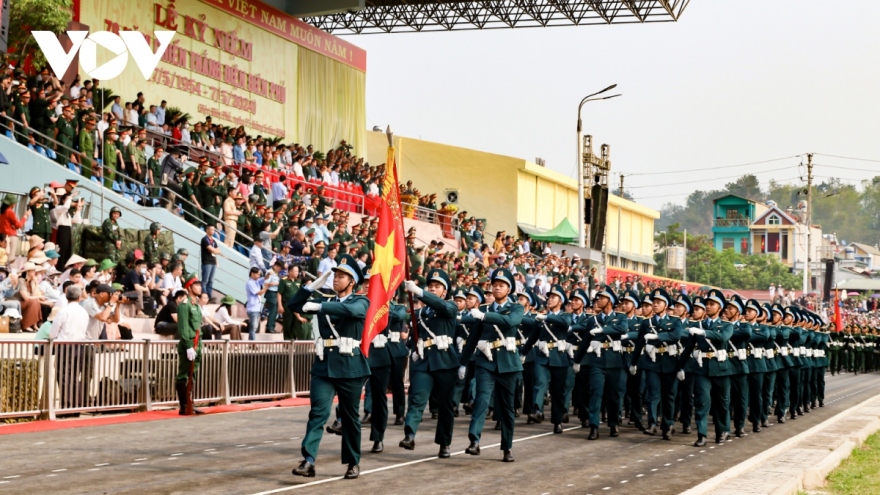 Preliminary rehearsal held ahead of Dien Bien Phu Victory anniversary