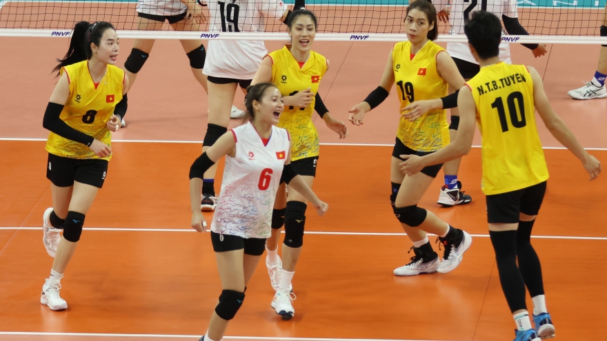 Trực tiếp Việt Nam 0-0 Kazakhstan: Chung kết bóng chuyền nữ AVC Challenge Cup