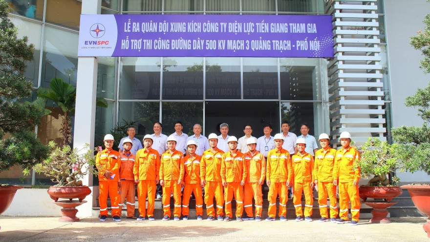 EVNSPC ra quân tăng cường cho dự án đường dây 500 KV mạch 3 Quảng Trạch- Phố Nối
