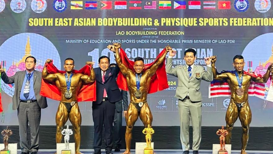 Vietnam tops SEA bodybuilding and physique sports championships