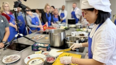 Vietnamese Pho leaves impression at Czech cook show