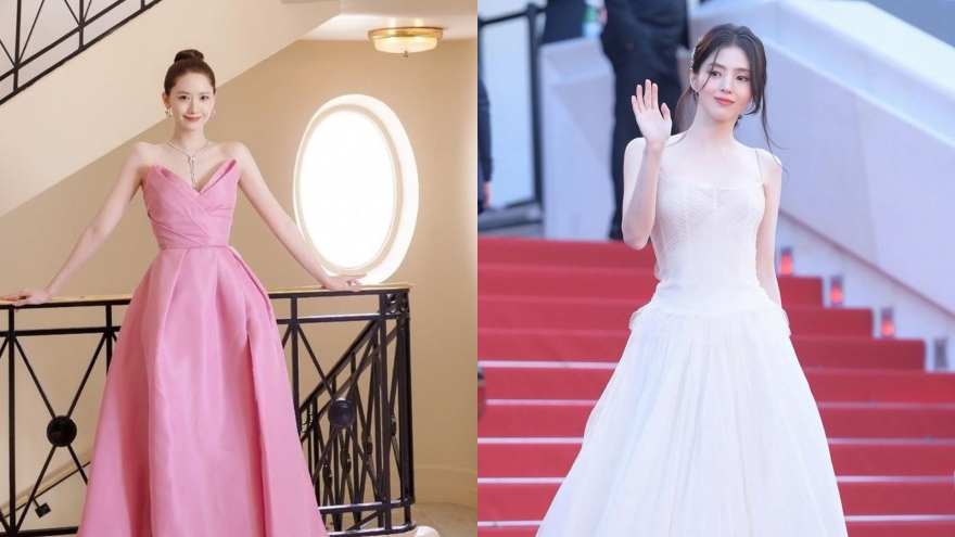 Han So Hee so kè nhan sắc cùng Yoona trên thảm đỏ Cannes