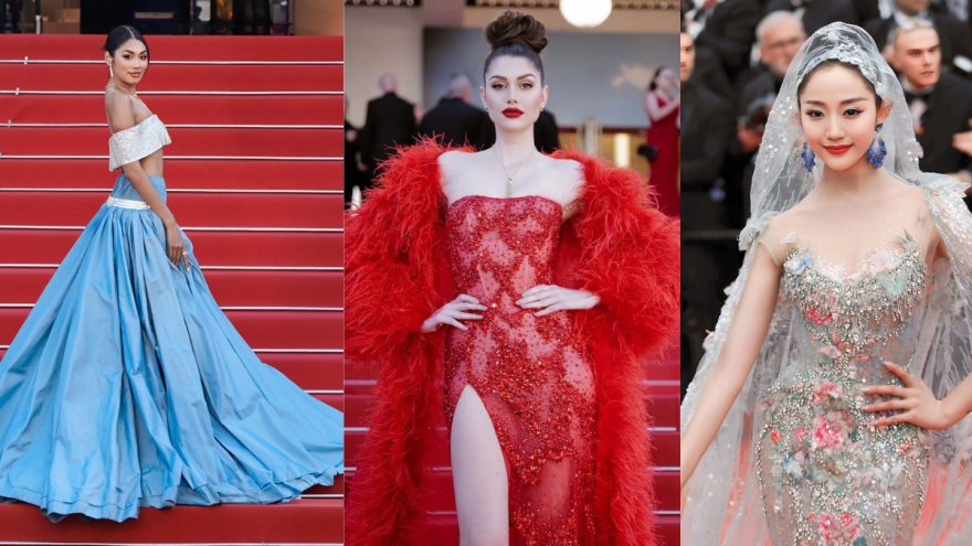 Những thiết kế Việt khoe sắc trên thảm đỏ Liên hoan phim Cannes 2024