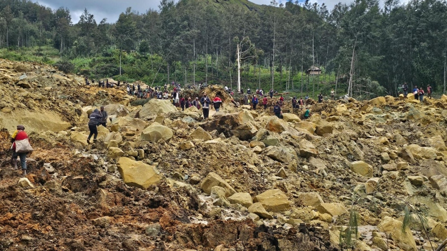 Hơn 300 người có thể đã thiệt mạng trong thảm kịch lở đất ở Papua New Guinea