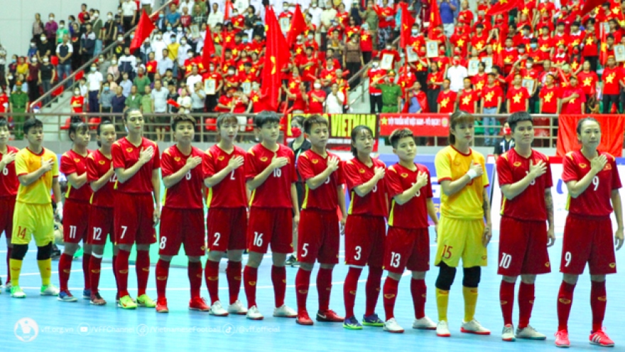 Vietnamese women’s futsal team secures 13th place in world rankings