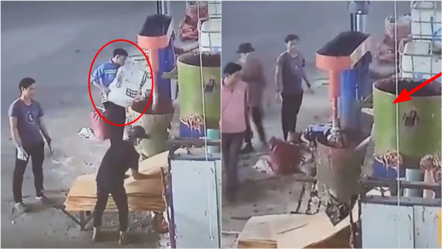 Nam công nhân Bình Phước mất 1 tay, 2 chân vì cuốn vào máy trộn