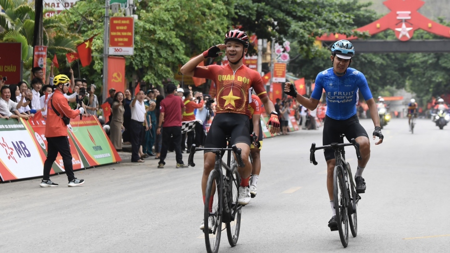 Cuộc đua xe đạp Về Điện Biên Phủ 2024: Phạm Lê Xuân Lộc lập kỷ lục chưa từng có