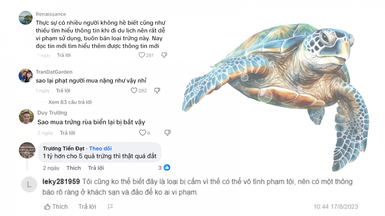 Vụ mua 5 quả trứng vích bị phạt hơn 1 tỷ đồng: Do mơ hồ pháp luật?