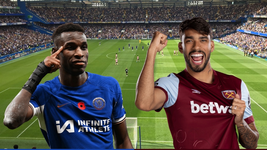 Dự đoán tỷ số, đội hình xuất phát trận Chelsea - West Ham