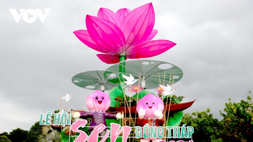 Second Dong Thap lotus festival opens