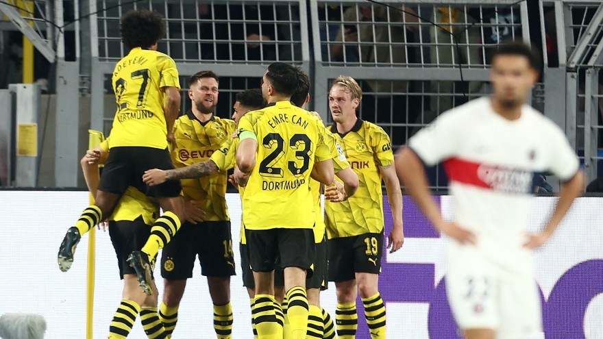 TRỰC TIẾP Dortmund 1-0 PSG: Fullkrug ghi bàn mở tỷ số