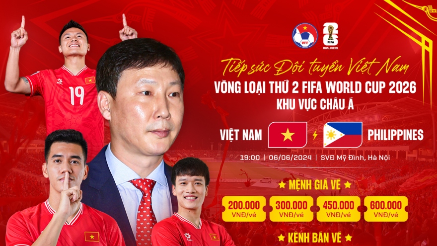Công bố giá vé trận ra mắt ĐT Việt Nam của HLV Kim Sang Sik