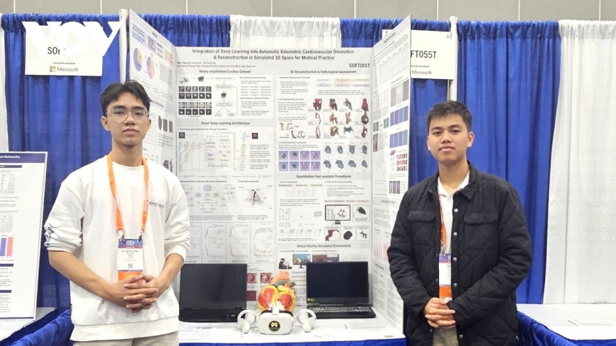 Local students win second prize at international science and engineering fair
