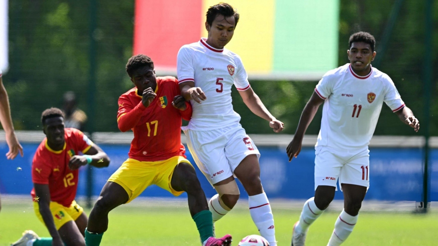Trực tiếp U23 Guinea 1-0 U23 Indonesia: Cựu sao Barca ghi bàn