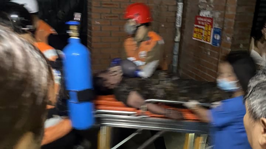 Hiện trường vụ cháy nhà trọ kinh hoàng làm 14 người chết ở Trung Kính, Hà Nội