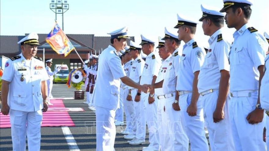 Hải quân Việt Nam - Campuchia rút kinh nghiệm tuần tra chung lần thứ 33