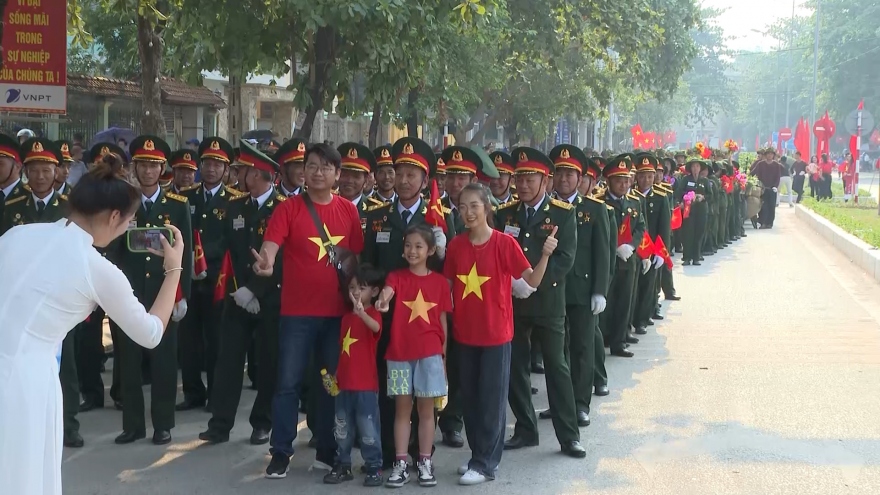 Hào hùng tổng duyệt diễu binh, diễu hành 70 năm Chiến thắng Điện Biên Phủ