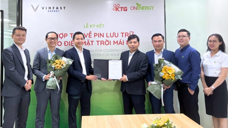 Vinfast, On Energy partner to promote use of battery energy storage for rooftop solar
