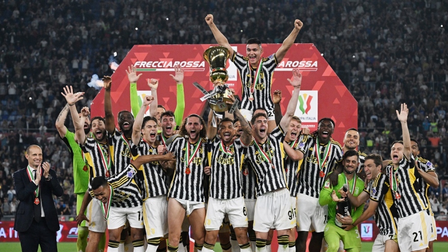 Kết quả bóng đá hôm nay 16/5: Juventus vô địch Cúp Quốc gia Italia