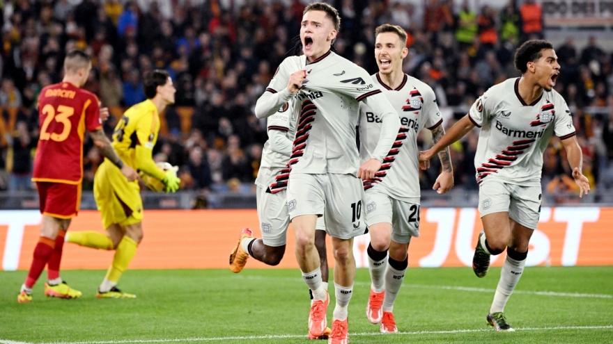 Kết quả bán kết Europa League 3/5: Leverkusen hạ đẹp Roma