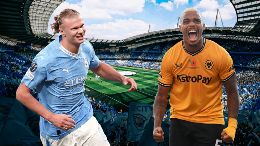 Dự đoán tỷ số, đội hình xuất phát trận Man City - Wolves