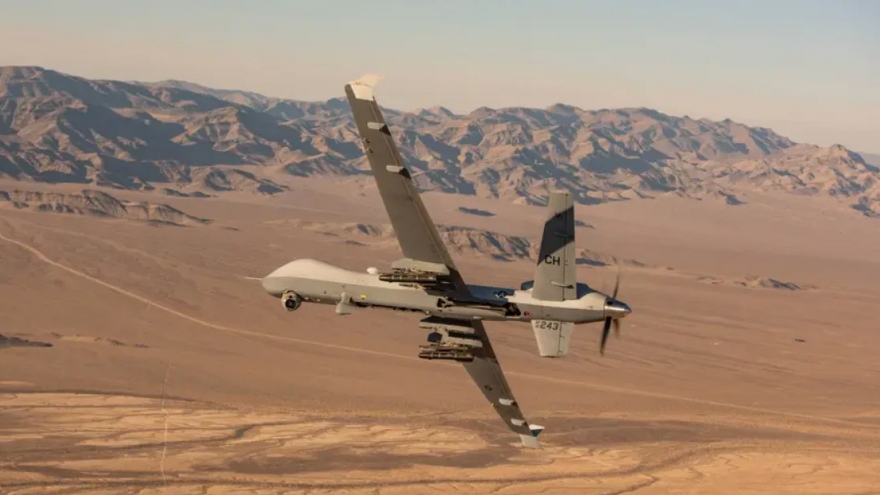 Lực lượng Houthi tuyên bố bắn hạ UAV 30 triệu USD của Mỹ