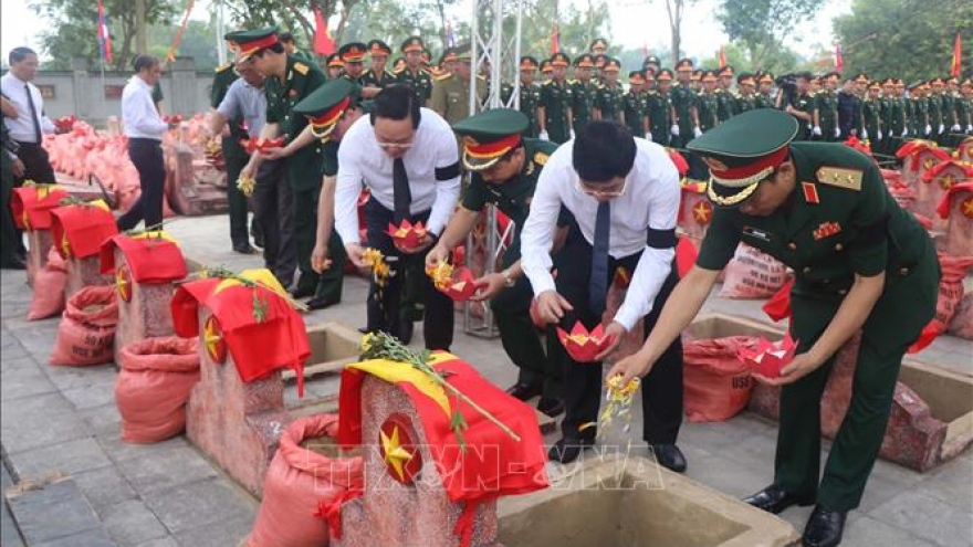 Vietnamese soldiers’ remains repatriated home from Laos