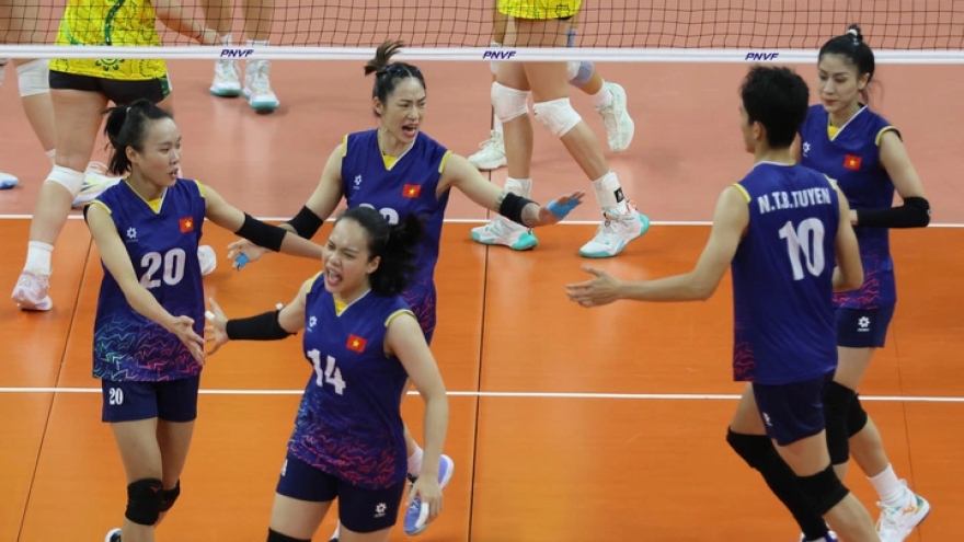 Vietnam beats Australia to reach final of AVC Women’s Challenge Cup