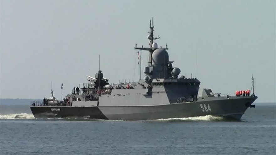 Ý đồ của Nga khi đưa tàu chiến Hạm đội Biển Đen đến Biển Caspi
